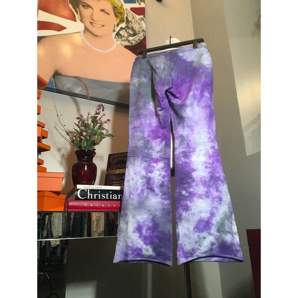 he People of the Labyrinths Tie Dye Purple Sweatpants - Picture 8 of 12